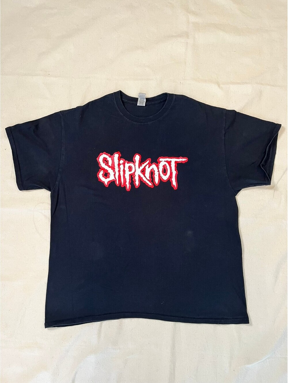 Slipknot Band Logo Black T-Shirt XL